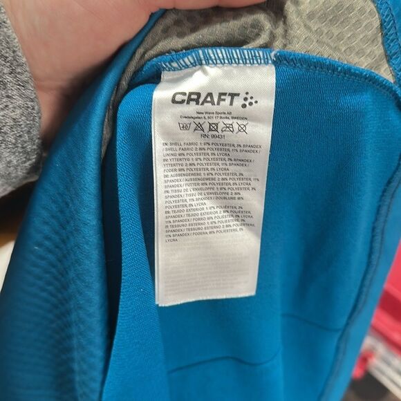 CRAFT Blue Long Sleeve Athletic Top - Picture 6 of 6